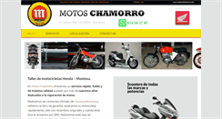 Desktop Screenshot of motoschamorro.com