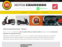 Tablet Screenshot of motoschamorro.com